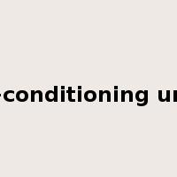 air-conditioning units是什么意思