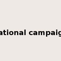 national campaign是什么意思