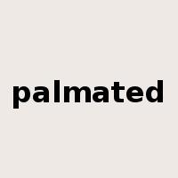palmated是什么意思