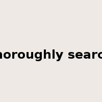 thoroughly search是什么意思