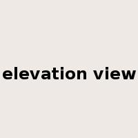 elevation view是什么意思