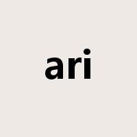 ari是什么意思