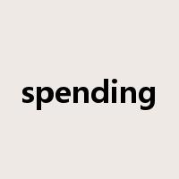 spending是什么意思