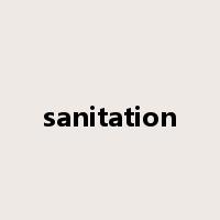 sanitation是什么意思
