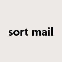sort mail是什么意思