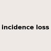 incidence loss是什么意思