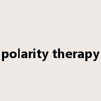 polarity therapy是什么意思