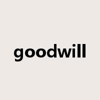 goodwill是什么意思