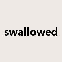 swallowed是什么意思