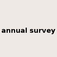 annual survey是什么意思