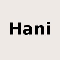 Hani是什么意思