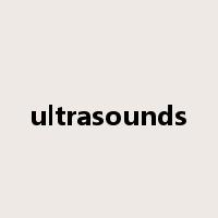 ultrasounds是什么意思