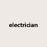electrician是什么意思