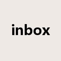 inbox是什么意思