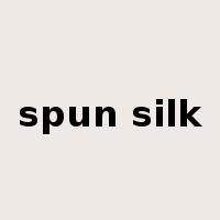 spun silk是什么意思