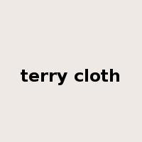 terry cloth是什么意思