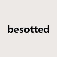 besotted是什么意思