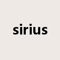 sirius是什么意思