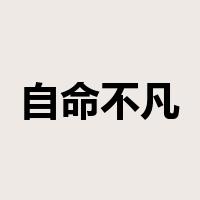 自命不凡是什么意思