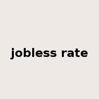 jobless rate是什么意思