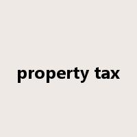 property tax是什么意思