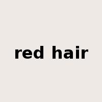 red hair是什么意思