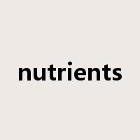 nutrients是什么意思