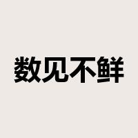 数见不鲜是什么意思