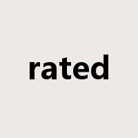 rated是什么意思