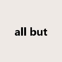 all but是什么意思