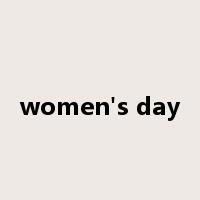 women's day是什么意思