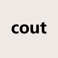 cout是什么意思