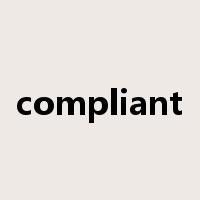 compliant是什么意思