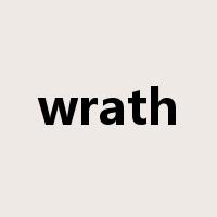 wrath是什么意思