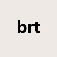 brt是什么意思