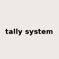 tally system是什么意思