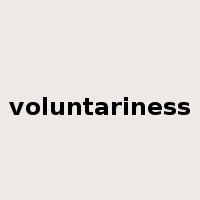 voluntariness是什么意思