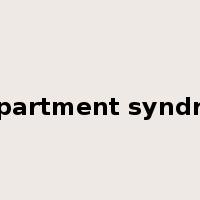compartment syndrome是什么意思