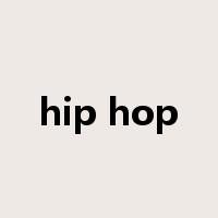 hip hop是什么意思