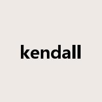 kendall是什么意思