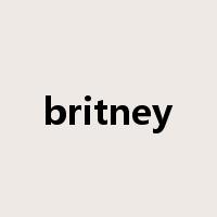 britney是什么意思
