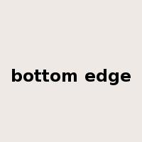 bottom edge是什么意思
