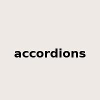 accordions是什么意思