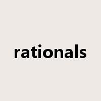 rationals是什么意思