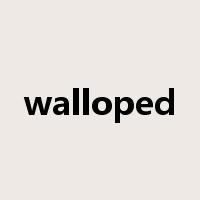 walloped是什么意思