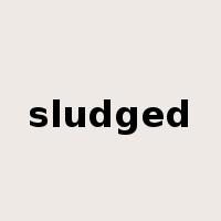 sludged是什么意思