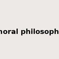 moral philosophy是什么意思