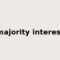 majority interest是什么意思