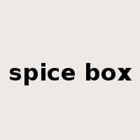 spice box是什么意思