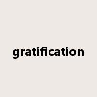 gratification是什么意思
